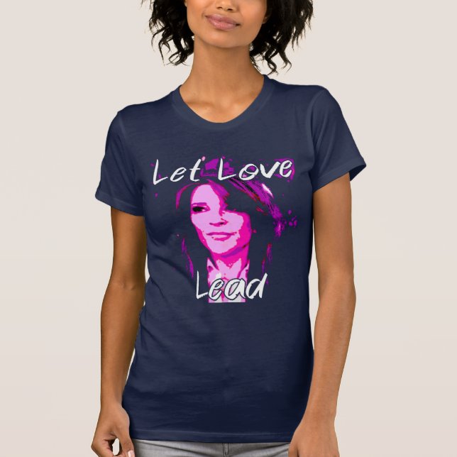 Låt Kärlek Lead - Marianne Williamson T Shirt (Framsida)