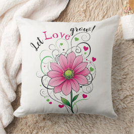 Låt kärlek växa kudde