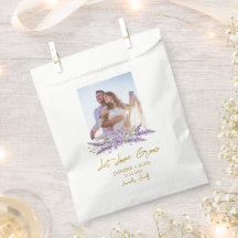 Låt kärlek växa l Lavendel Frö Foto Bröllop