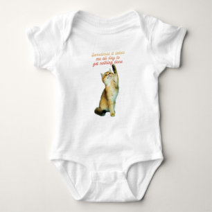 Lat kattälskare rolig söt katt t shirt