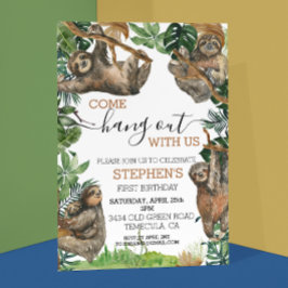 Lat kom häng med oss Födelsedag Inbjudningar