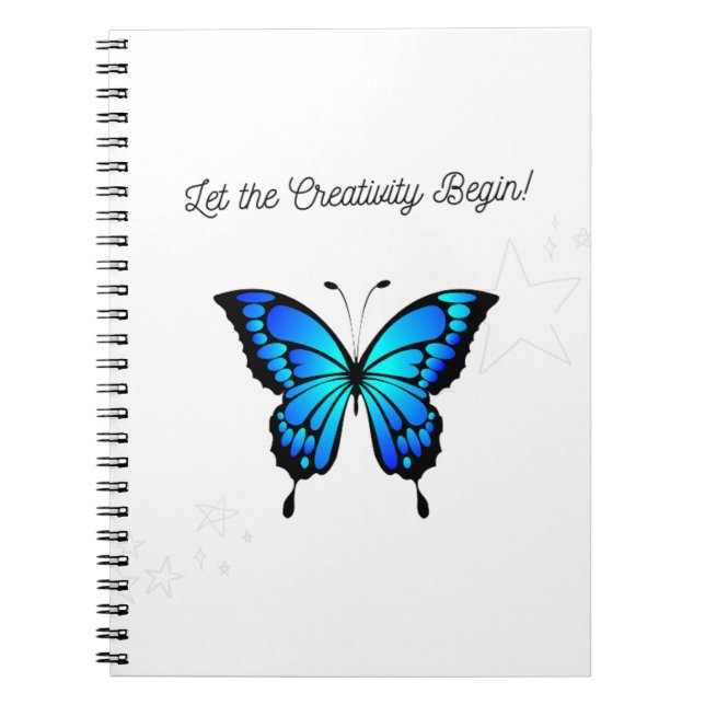 Låt kreativiteten börja! anteckningsbok (Framsidan)