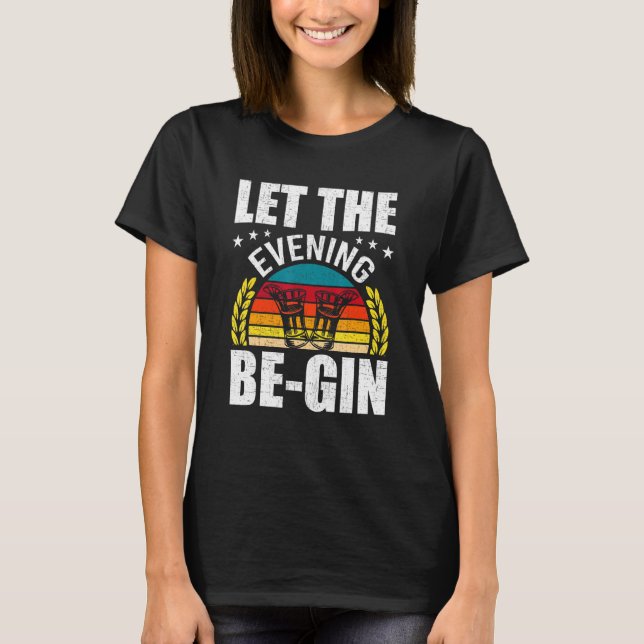 Låt kvällen bli en Bartending Bartender T Shirt (Framsida)