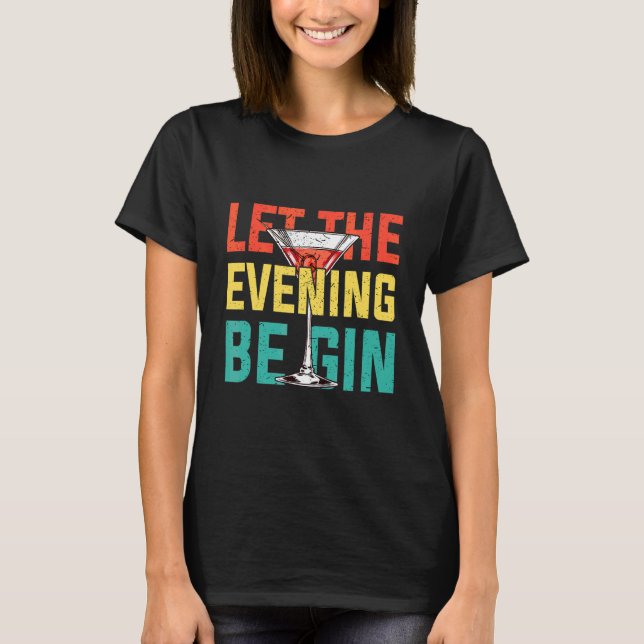 Låt kvällsmötet börja med Alcoholics Bartender T Shirt (Framsida)