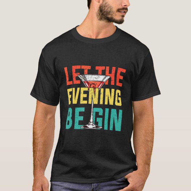 Låt kvällsmötet börja med Alcoholics Bartender T Shirt (Framsida)