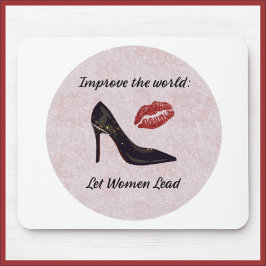 Låt kvinnor gå i spetsen musmatta