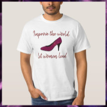 Låt kvinnor ta T-shirt