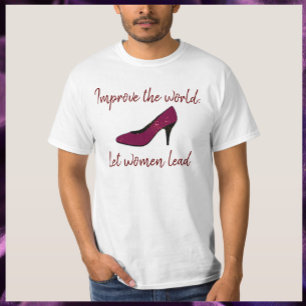 Låt kvinnor ta T-shirt