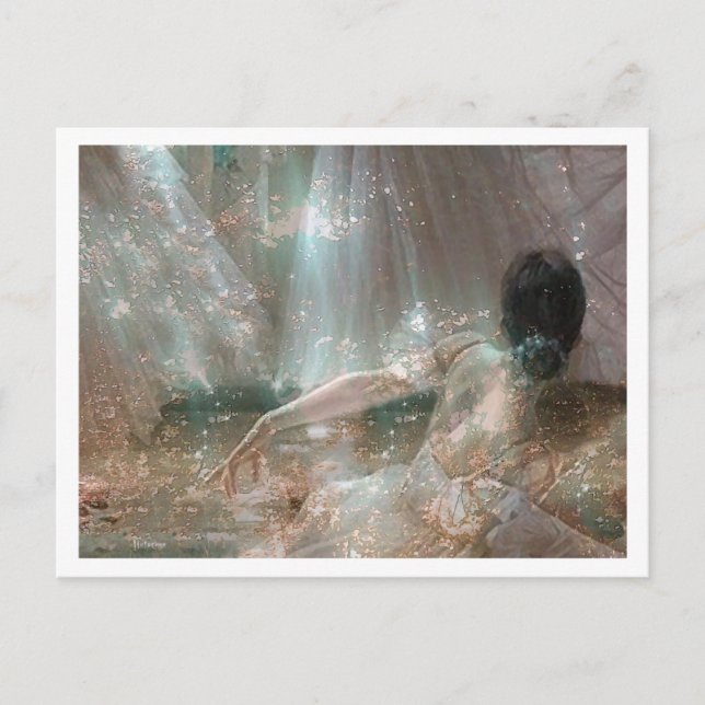 "Låt läkningen börja" vykort (Framsida)