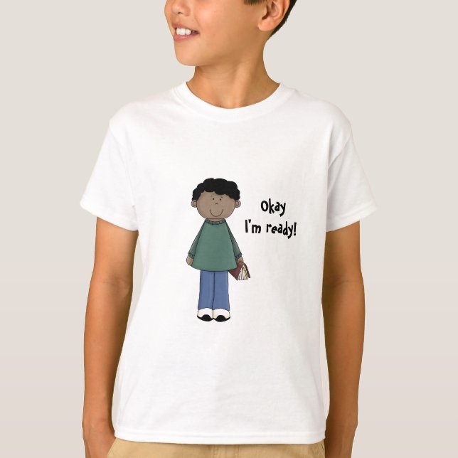 Låt lära att börja! - Pojkestudent Tee (Framsida)