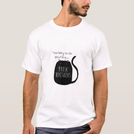 Lat lat svart katt t shirt