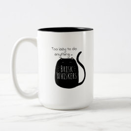 Lat latmask katt Mug Två-Tonad Mugg