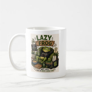 Lat masken Energisparläge Mysig Groda Humor Kaffemugg