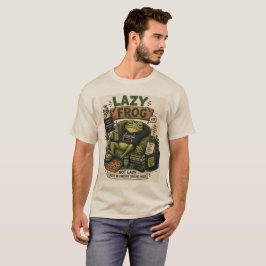 Lat masken Energisparläge Mysig Groda Humor T Shirt