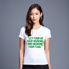Låt maten vara medicin: Lås upp läkningen T- Shirt T Shirt