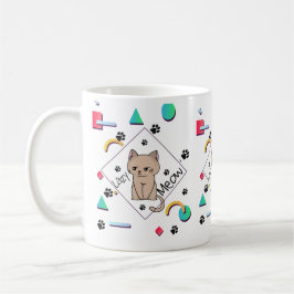 Lat Meow – bästa lata kattdesign Kaffemugg
