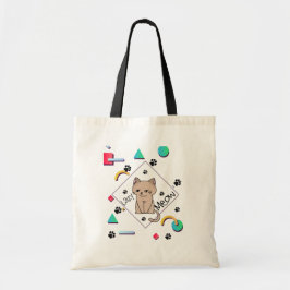 Lat Meow – bästa lata kattdesign Tygkasse