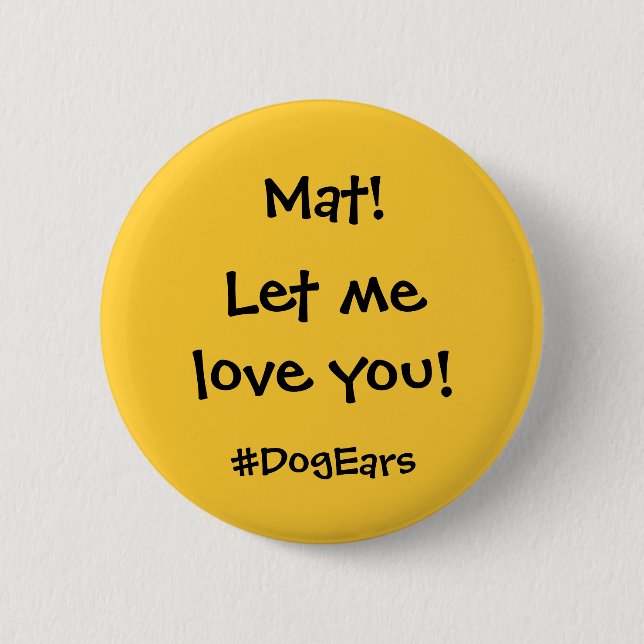 Låt mig älska dig knapp (Framsida)