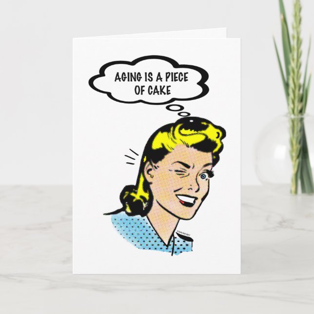 Låt mig äta kummelns födelsedagskort kort (Framsida)