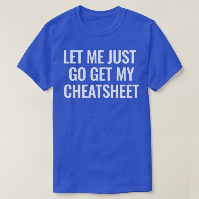 Låt mig bara hämta min kokablad 2 t shirt (Design framsida)