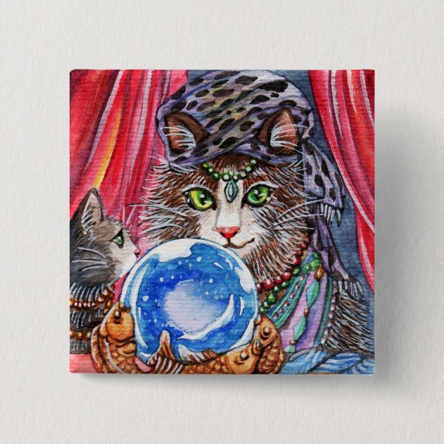 Låt mig berätta din förmögenhet knapp (Framsida)