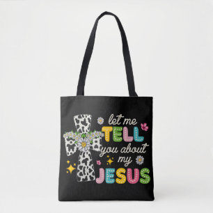 Låt mig berätta om min Jesus Groovy Christian Re Tygkasse
