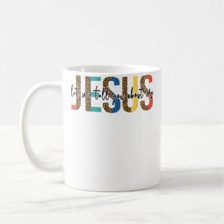 Låt mig berätta om min Jesus Kristna inspiration Kaffemugg