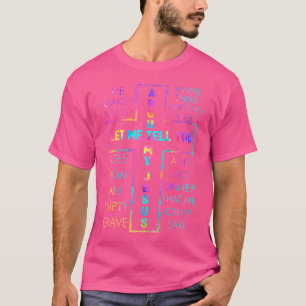 Låt mig berätta om min kristna bibelgud t shirt