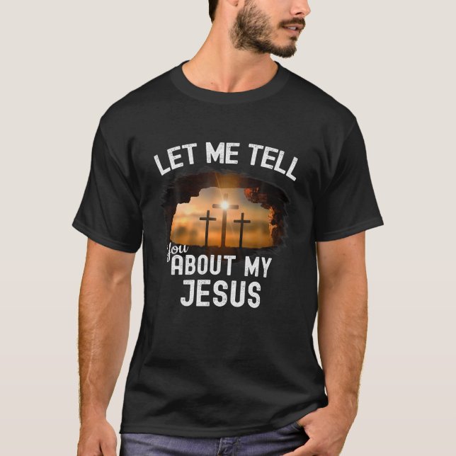 Låt mig berätta om mina Jesus Manar Women Christia T Shirt (Framsida)