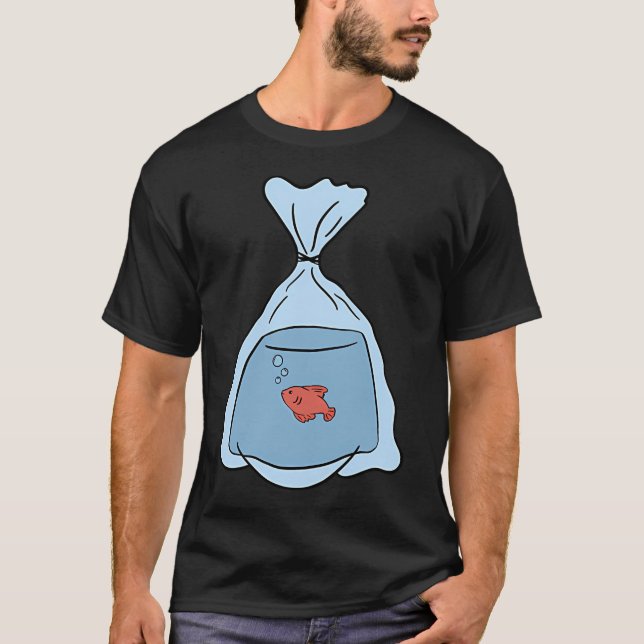 Låt mig fiska t shirt (Framsida)