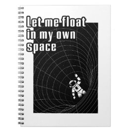 Låt mig flyta i mitt eget rum anteckningsbok