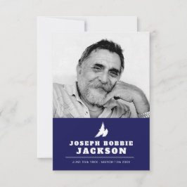 Låt mig gå till vit dovbön/dikt-kort