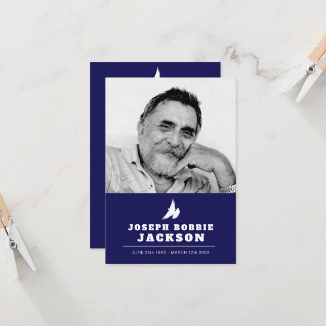 Låt mig gå till vit dovbön/dikt-kort (Fram/Back In Situ)