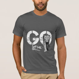 Låt mig gå ut och Leopard grått T Shirt