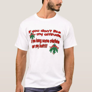 Låt mig hängningmistletoen över min ändaskjort tröja