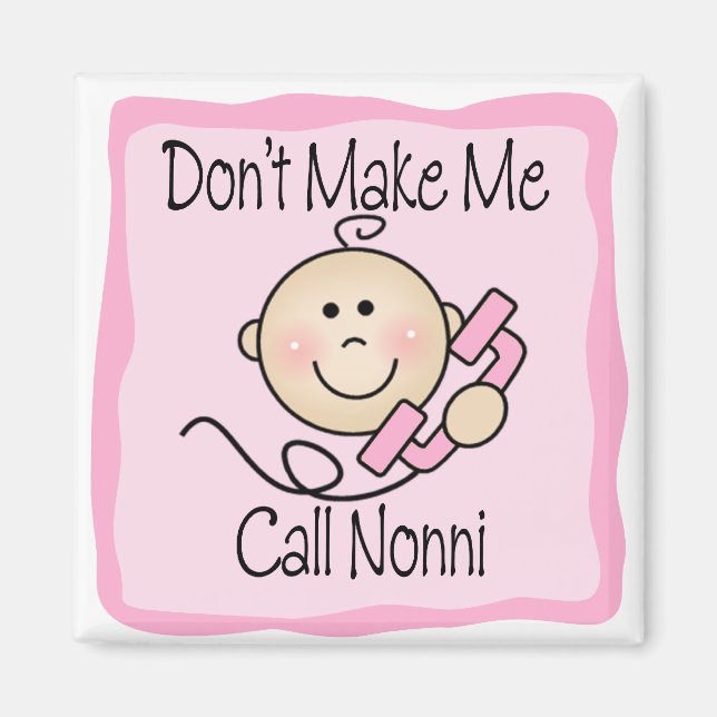 Låt mig inte ringa Nonni Magnet (Framsidan)