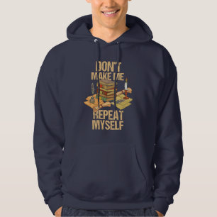 Låt mig inte upprepa historikläxan hoodie