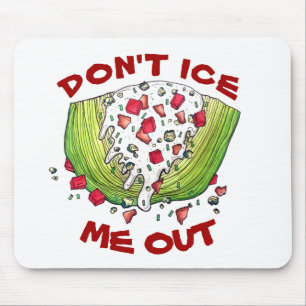 LÅT MIG INTE UT Lustigt Iceberg Lettuce Wedge Sala Musmatta