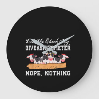 Låt mig kolla min Giveashitometer Nope, inget. Stor Klocka