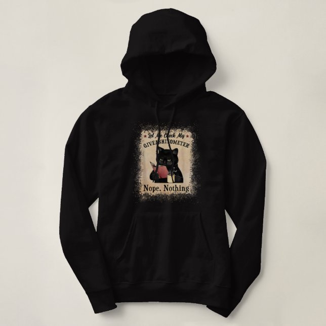 Låt mig kolla min svarta låda i Giveashitometer T Shirt (Design framsida)