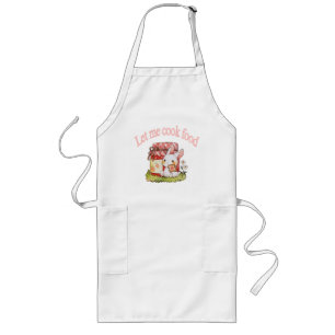 Låt mig laga mat: lång apron långt förkläde