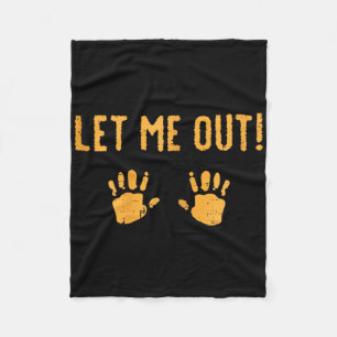 Låt mig lämna Baby Halloween Costume Fleecefilt