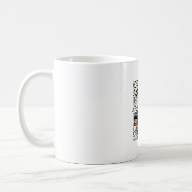 Låt mig läsa i fred Ghost bokälskare Halloween De Kaffemugg (Vänster)