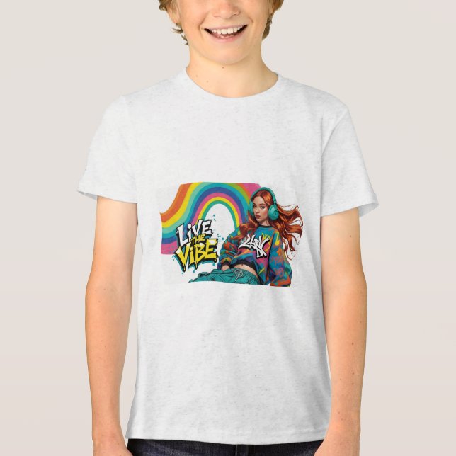 Låt mig leva Vibe T Shirt (Framsida)