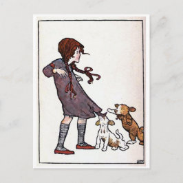 "Låt mig Ljuga Hundar" Vykort