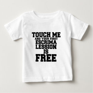 LÅT MIG OCH DIN FÖRSTA ESCRIMA-LESSION ÄR FRIA T SHIRT