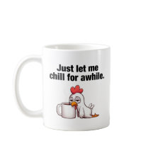 Låt mig prata lite. Funny Chicken