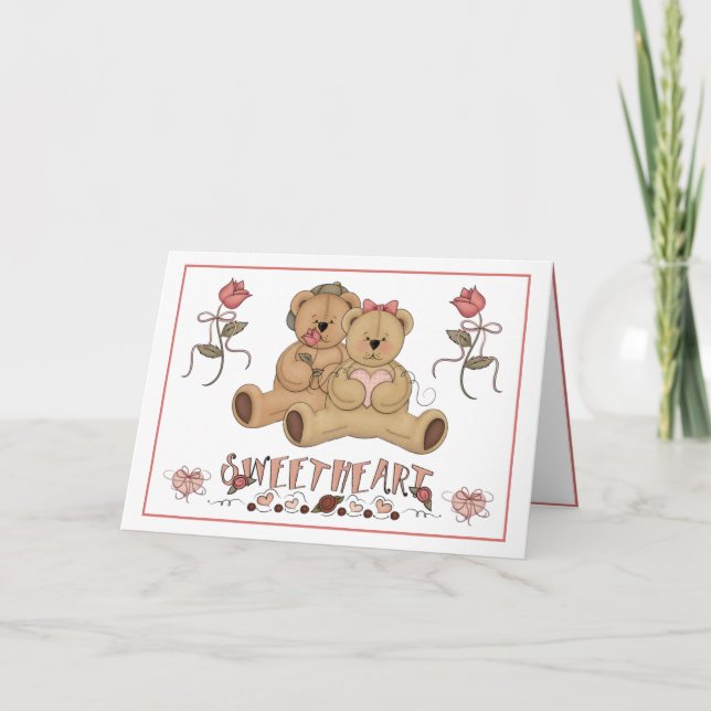 Låt mig ringa dig, raring Valentines Dag-kort Helgkort (Framsida)