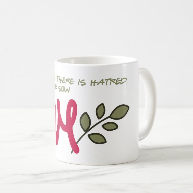 Låt mig så kärlek kaffemugg (Framsida höger)