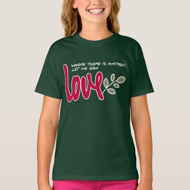 Låt mig så kärlek t shirt (Framsida)